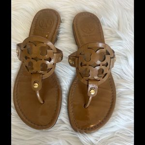 Patent Leather Miller Sandals